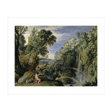 Pedro Pablo Rubens; Paul Bril / 'Landscape with Psyche and Jupiter', 1610; ca. 1630, Flemish Scho... (Print Only) thumbnail