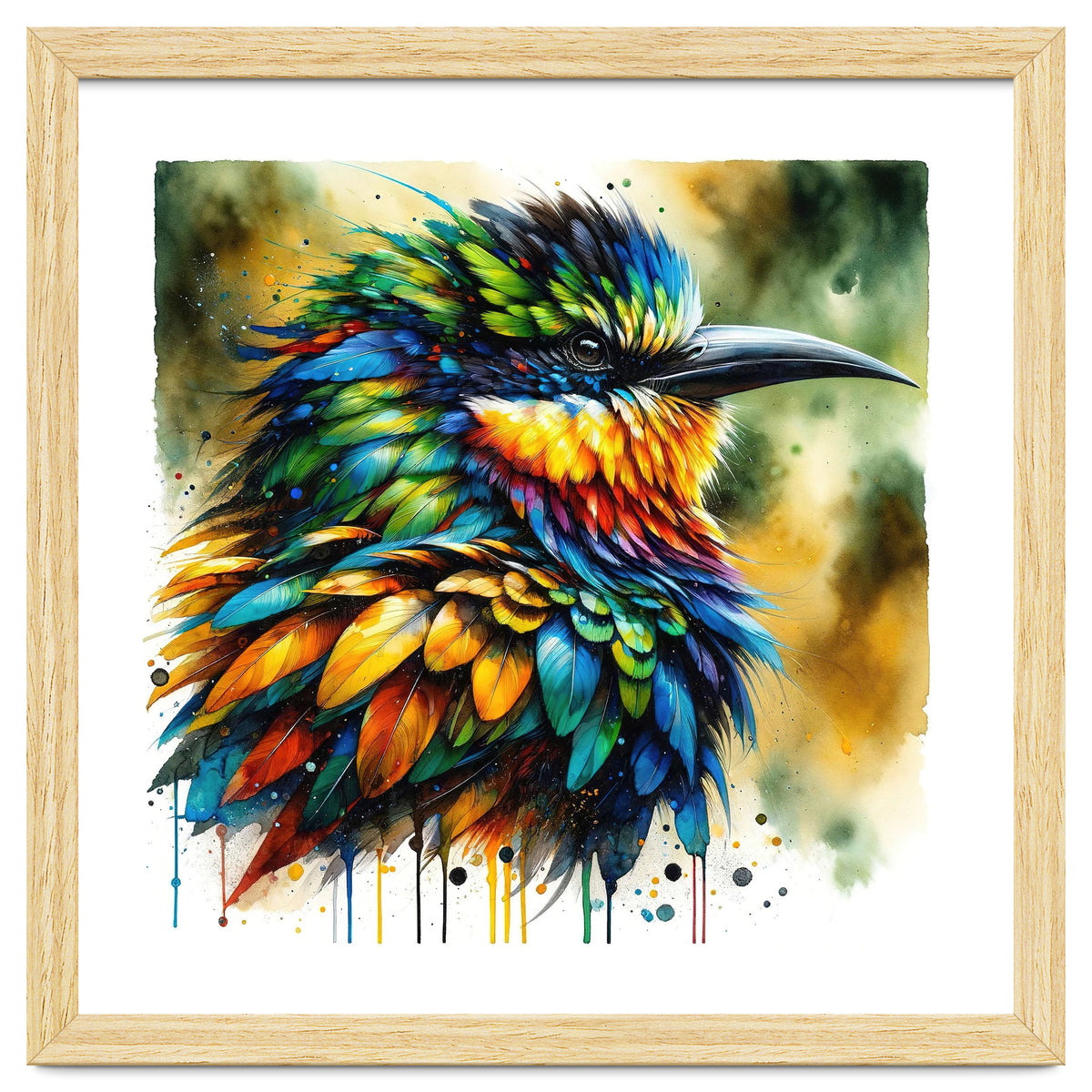 Vibrant Tropical Bird Portrait