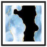 Blue & Gold Glitter Agate Texture 01 thumbnail