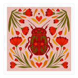 Beetle And Flowers (Print Only) thumbnail