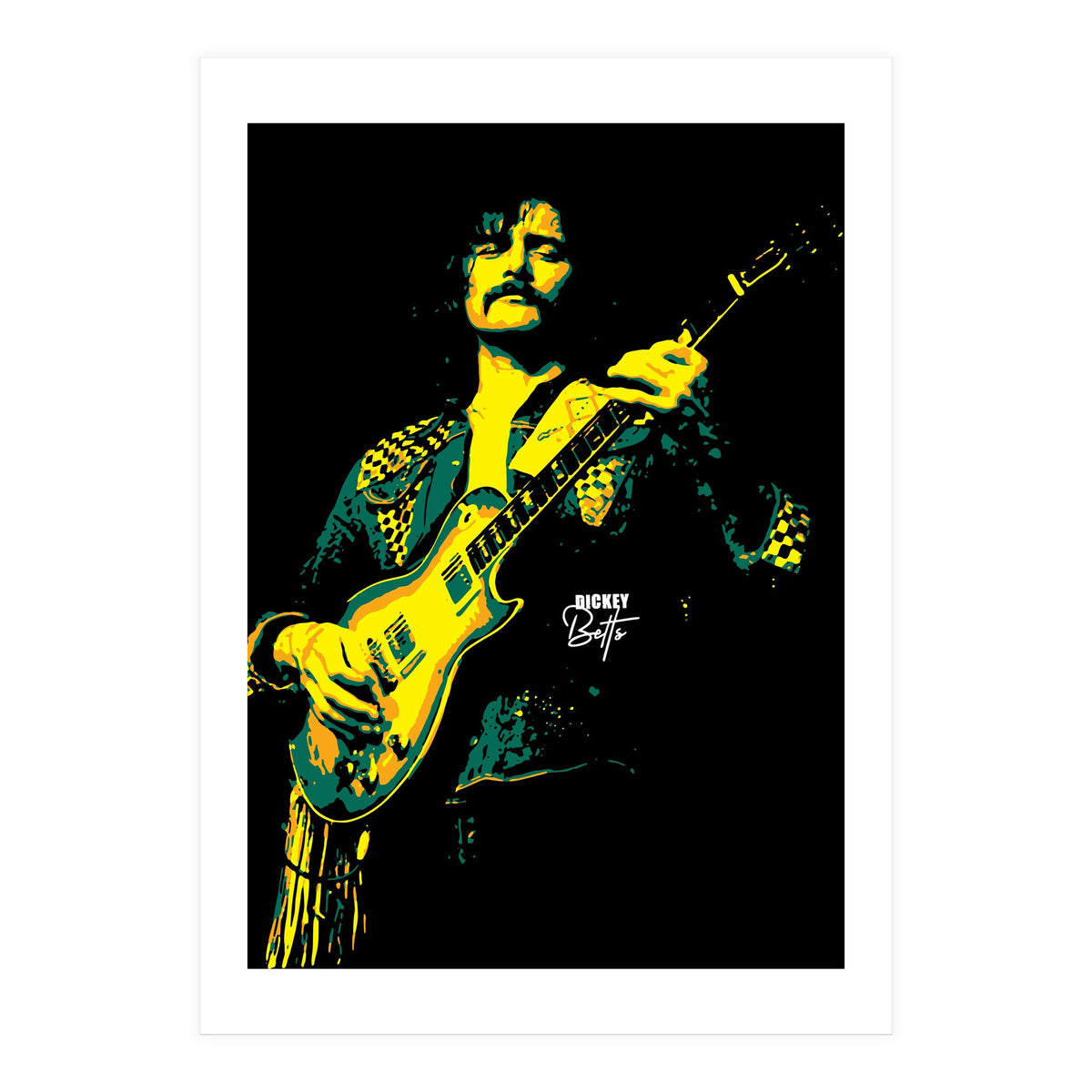 Dickey Betts American Rock Guitarist Legend 2 (Print Only)