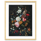 Jan Davidsz. de Heem (Utrecht, 1606-Amberes, 1683/4). Flowers in a glass Vase with Fruit (ca. 166... thumbnail