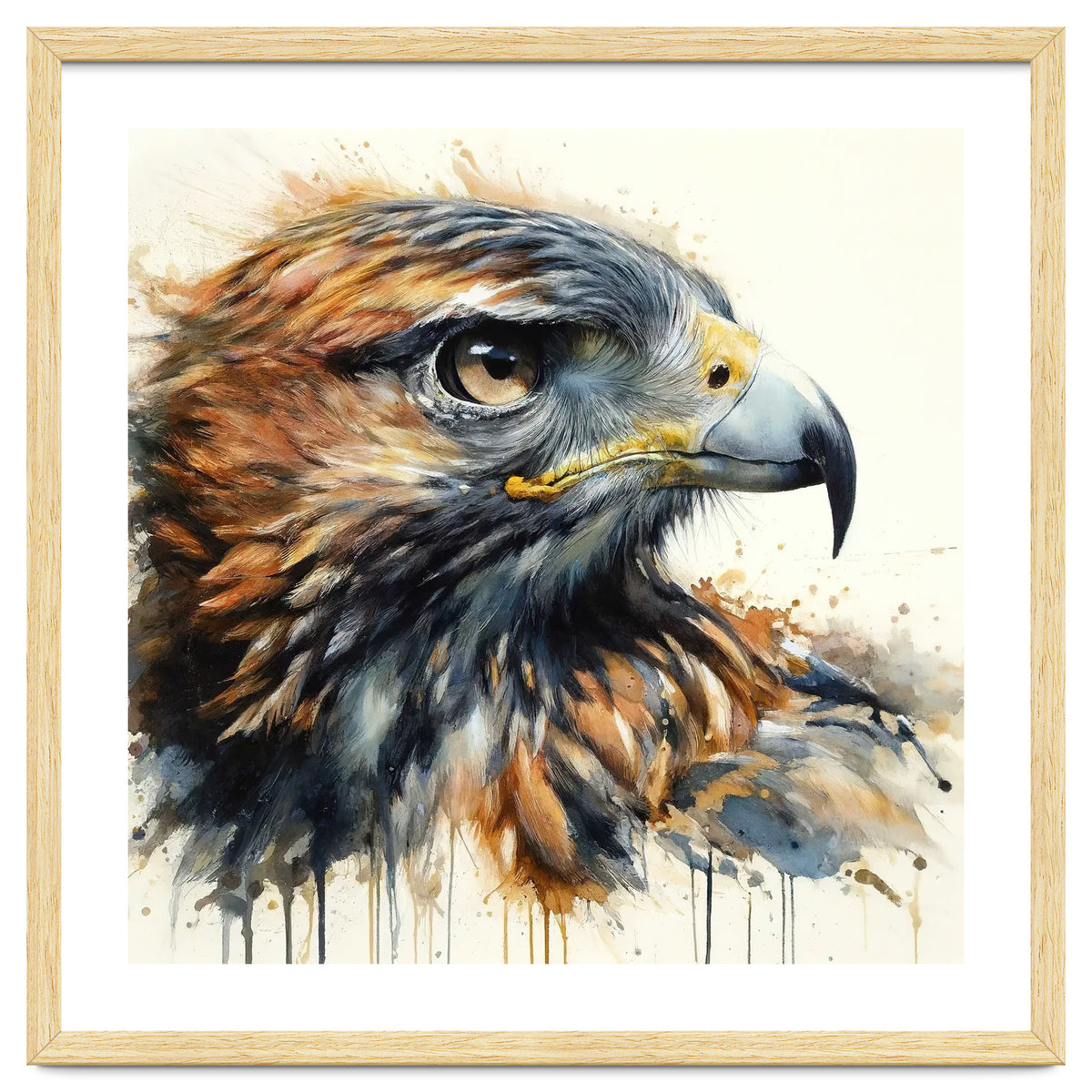 Eagle Gaze Across The Horizon