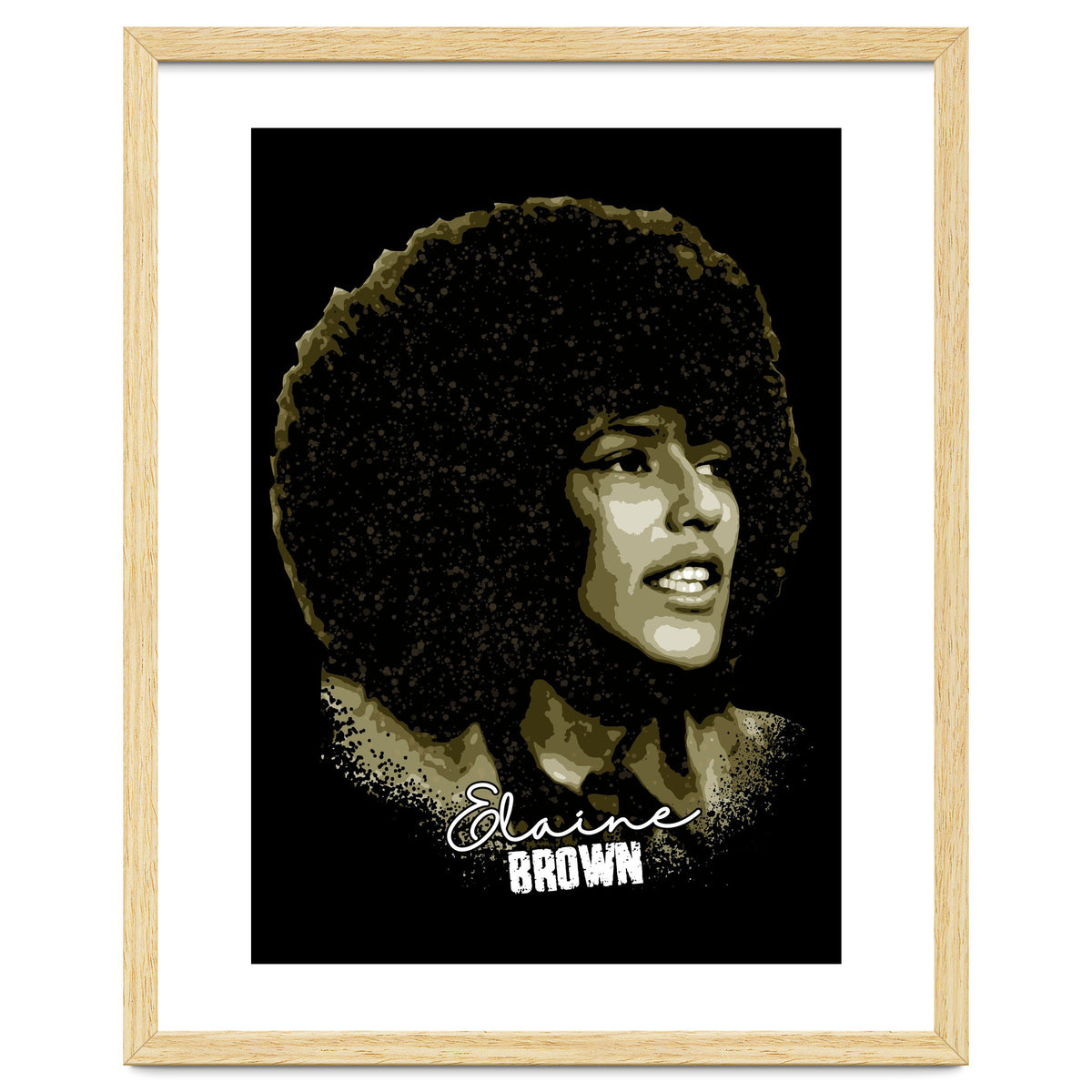 Vintage Elaine Brown American Prison Activist