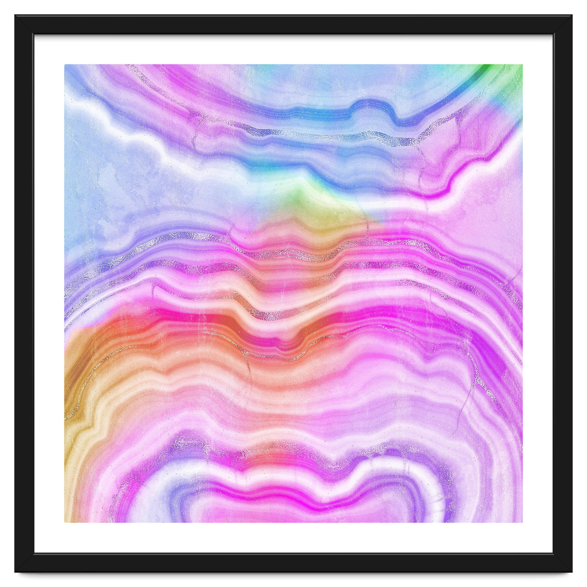Neon Agate Texture 03