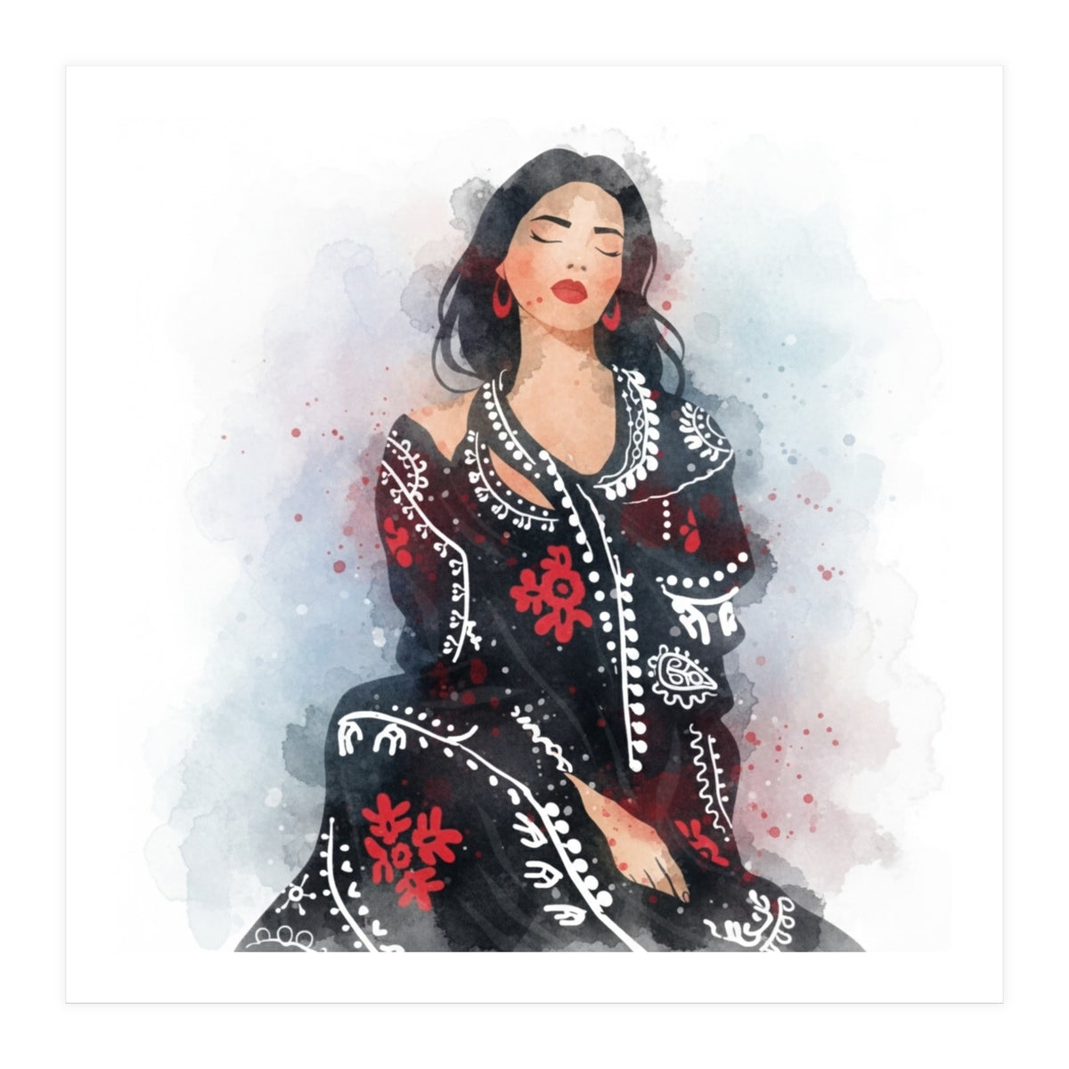 Boho Woman Kurdish (Print Only)