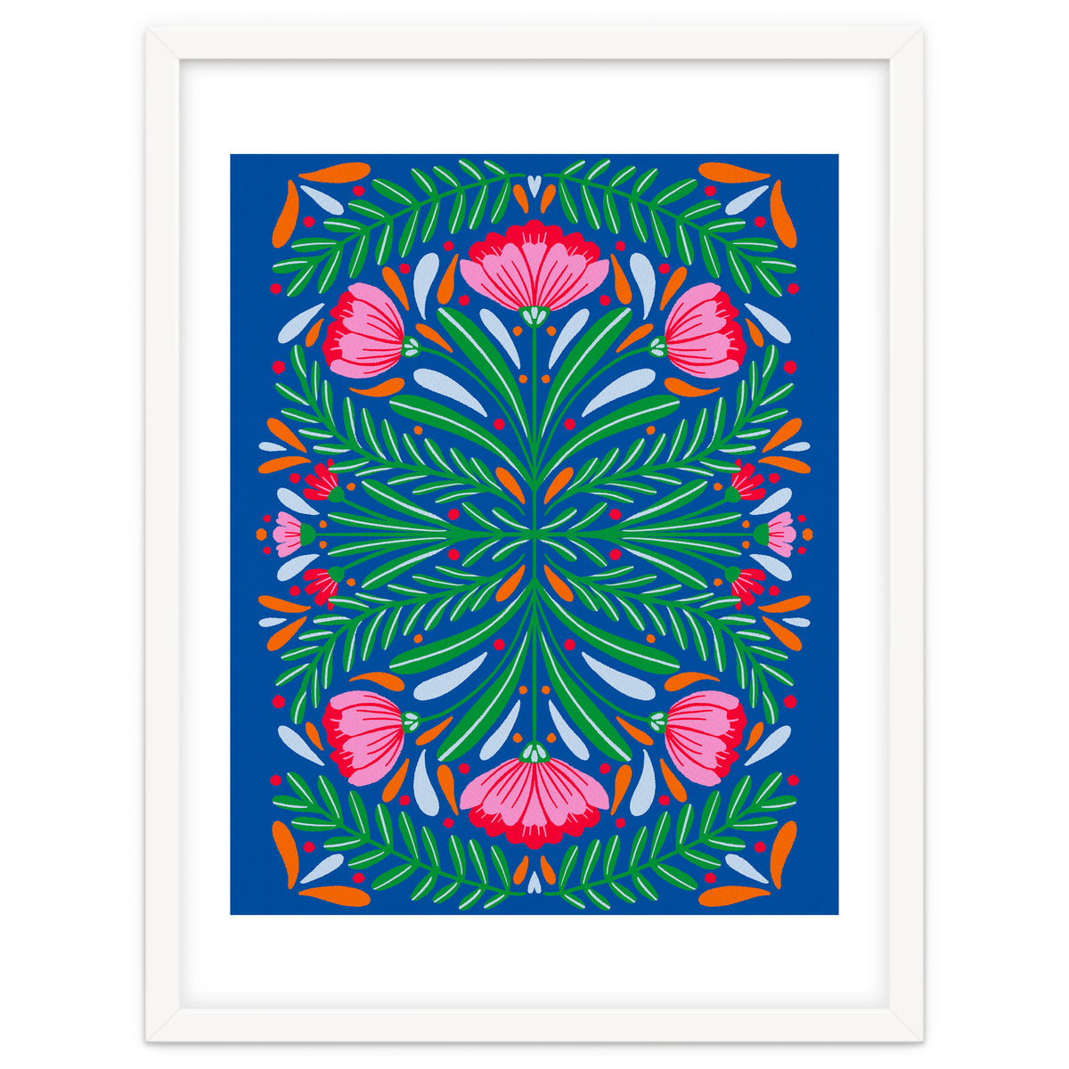 Bold Symmetrical Flowers