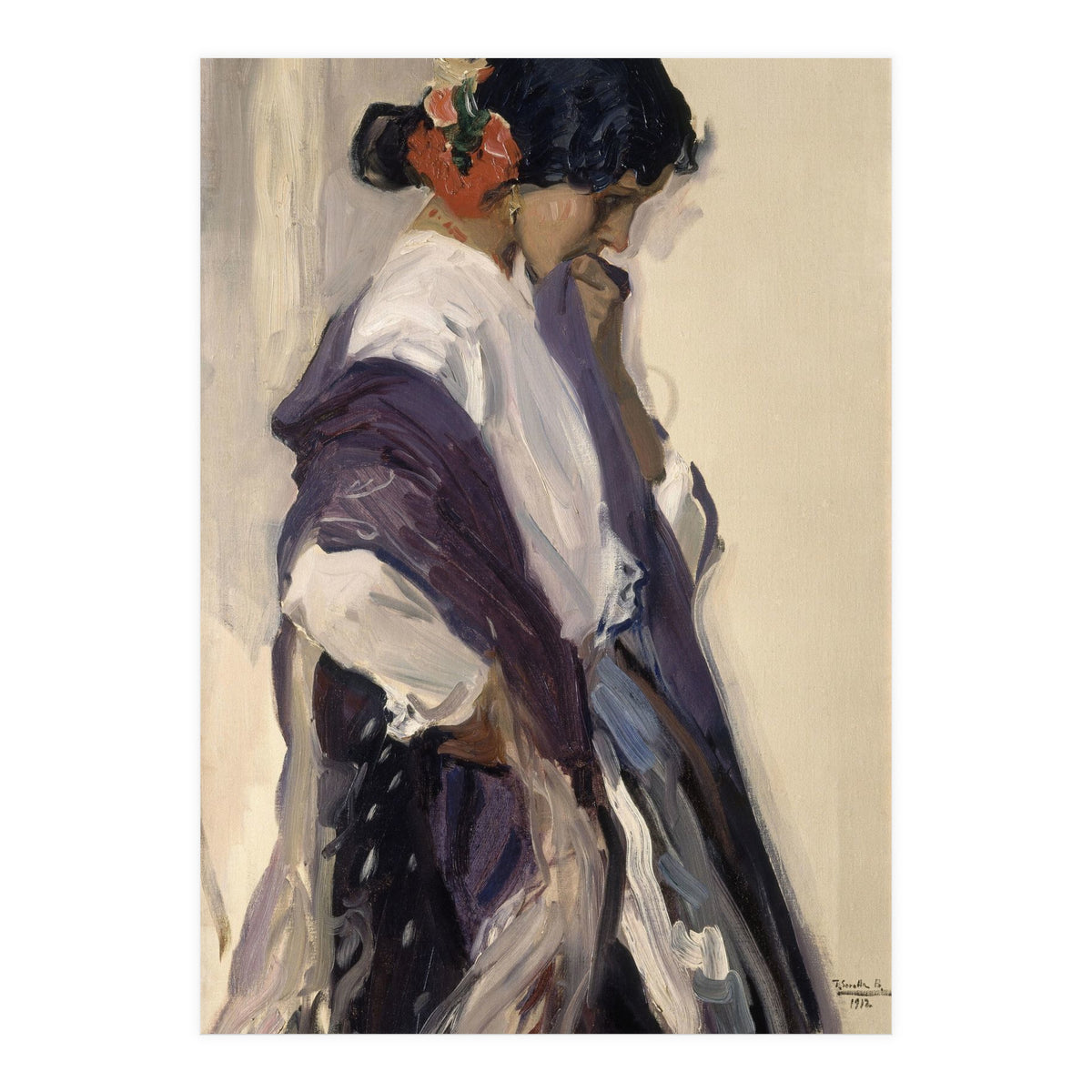 GIPSY ("GITANA") - 1912. (Print Only)