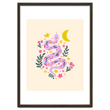 Lunar Snake  - lavander and cream thumbnail