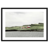 Red house on the shore - Iceland thumbnail