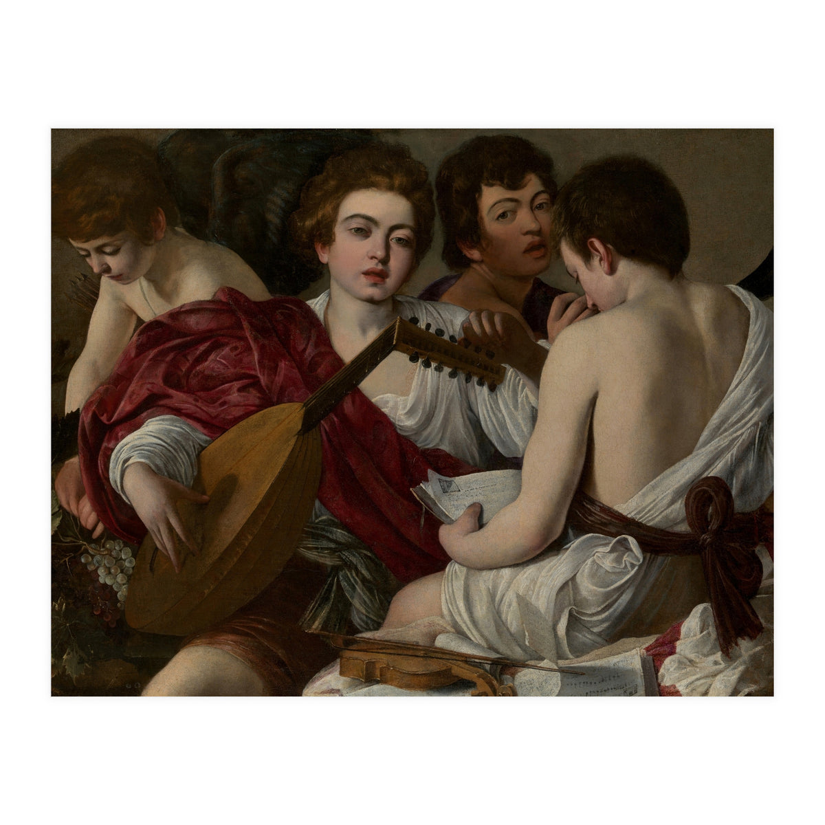 Caravaggio – The Musicians (c.1595) (Print Only)