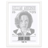Receipt Art Gillian Anderson thumbnail