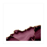 Burgundy & Gold Agate Texture 27 (Print Only) thumbnail