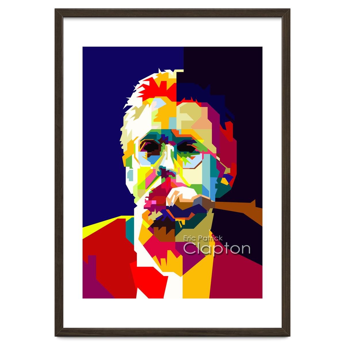 Eric Clapton English Blues Guitarist And Singer Pop Art WPAP