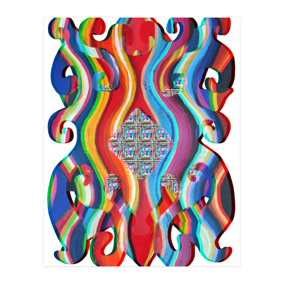 Pop Abstract Asimetrico 40 Copia (Print Only)