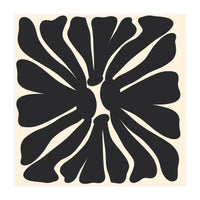 Abstract Monochrome Flower 2 (Print Only)