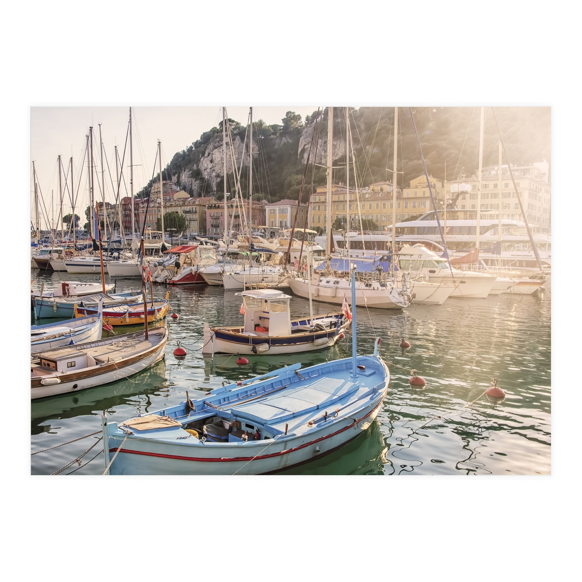 Harbor In Nice (Print Only)