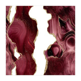 Burgundy & Gold Glitter Agate Texture 05  (Print Only) thumbnail