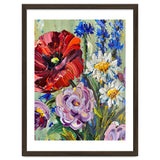 Vibrant Wildflower Meadow Oil Painting thumbnail