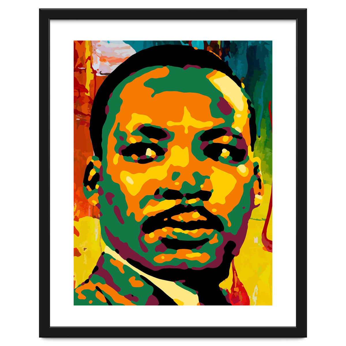 Martin Luther King Jr Abstract Art