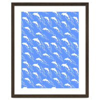 Swimming dolphins