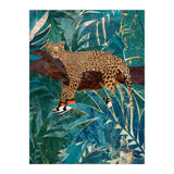 Leopard wearing shoes in the jungle (Print Only) thumbnail
