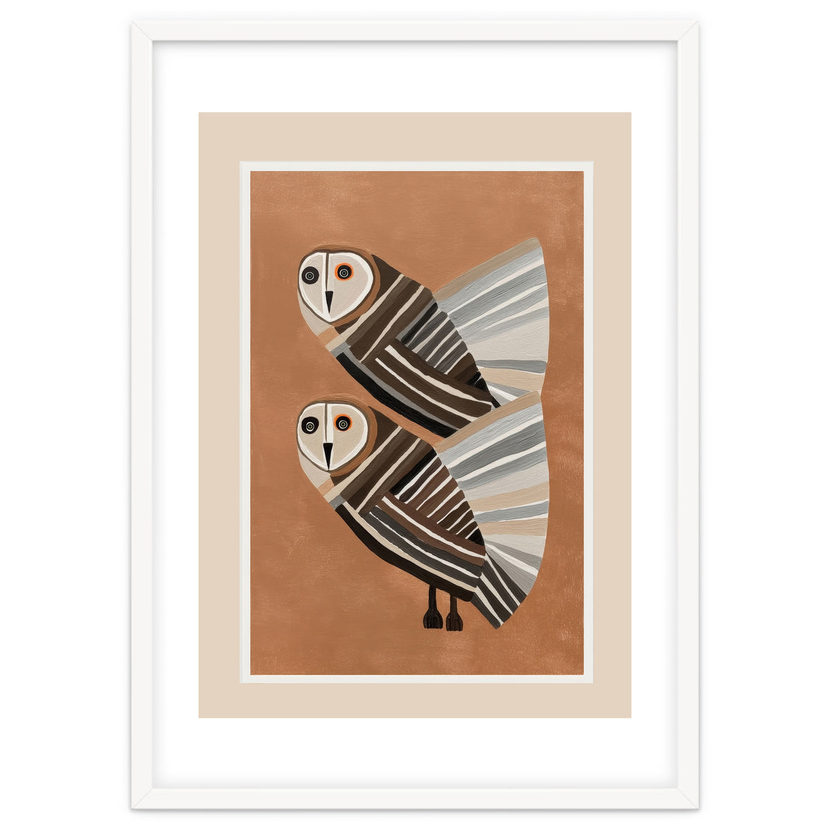 Striped Owl Pair