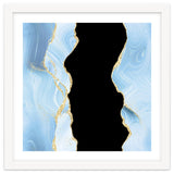 Blue & Gold Glitter Agate Texture 02 thumbnail