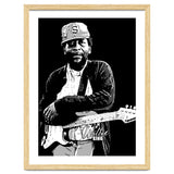Willie King American Blues Musician in Grayscale thumbnail