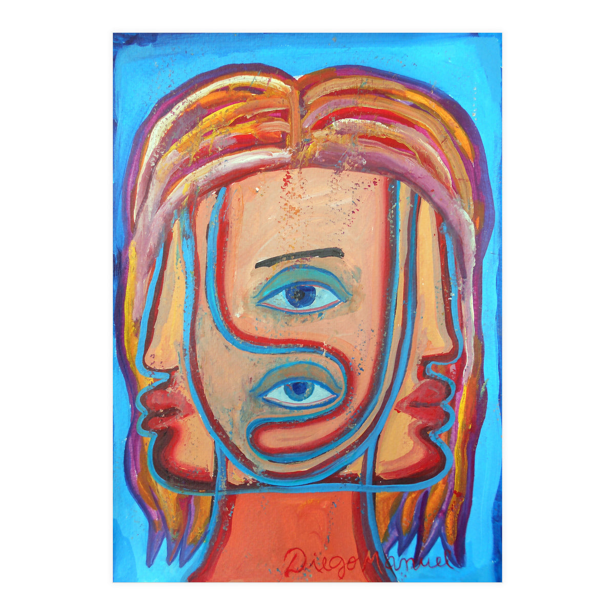 Cabeza De Mujer 41 (Print Only)