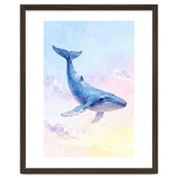 Flying Whale in the Clouds
