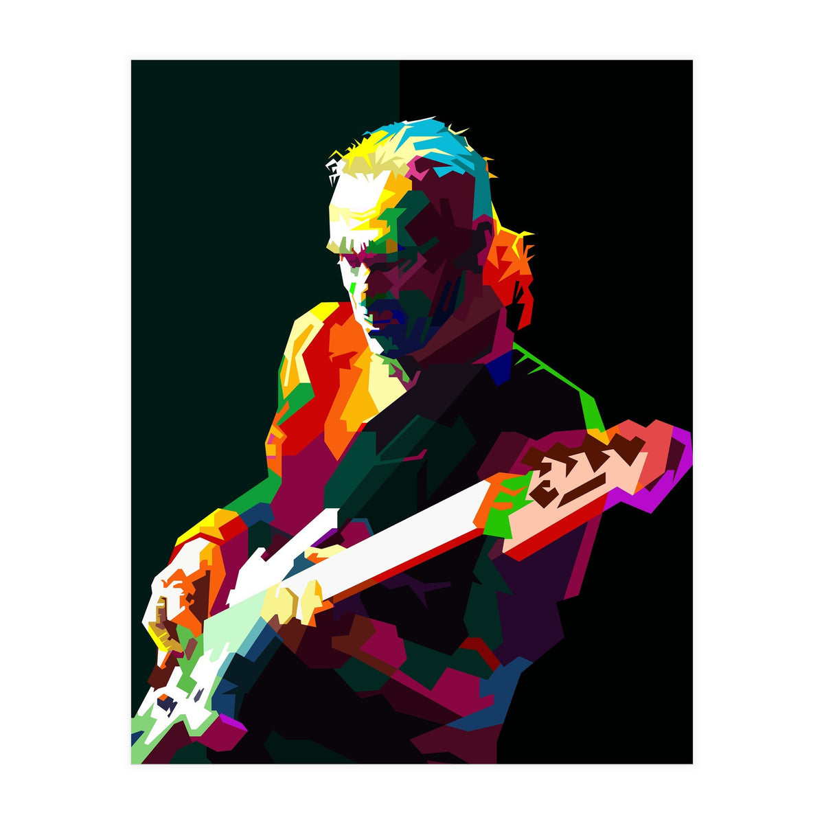 Billy Sheehan Pop Art WPAP (Print Only)