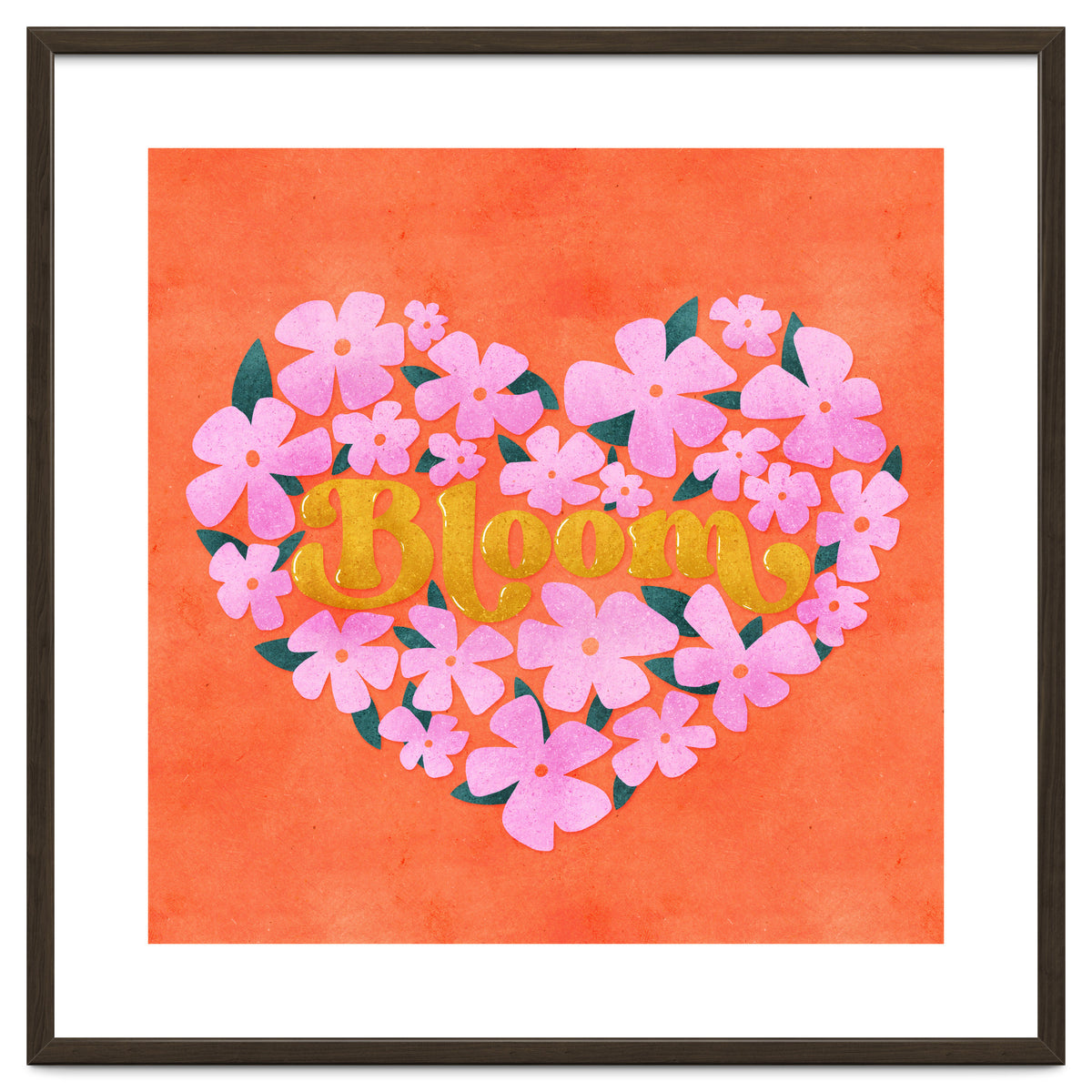Bloom Floral Heart