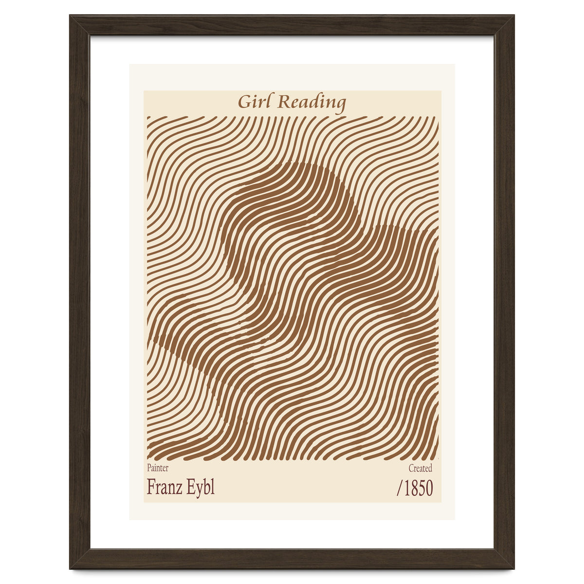 Girl Reading – Franz Eybl (1850)