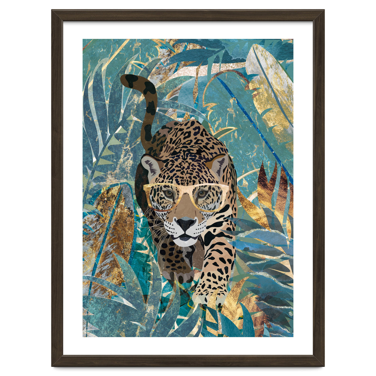 Jaguar in the jungle