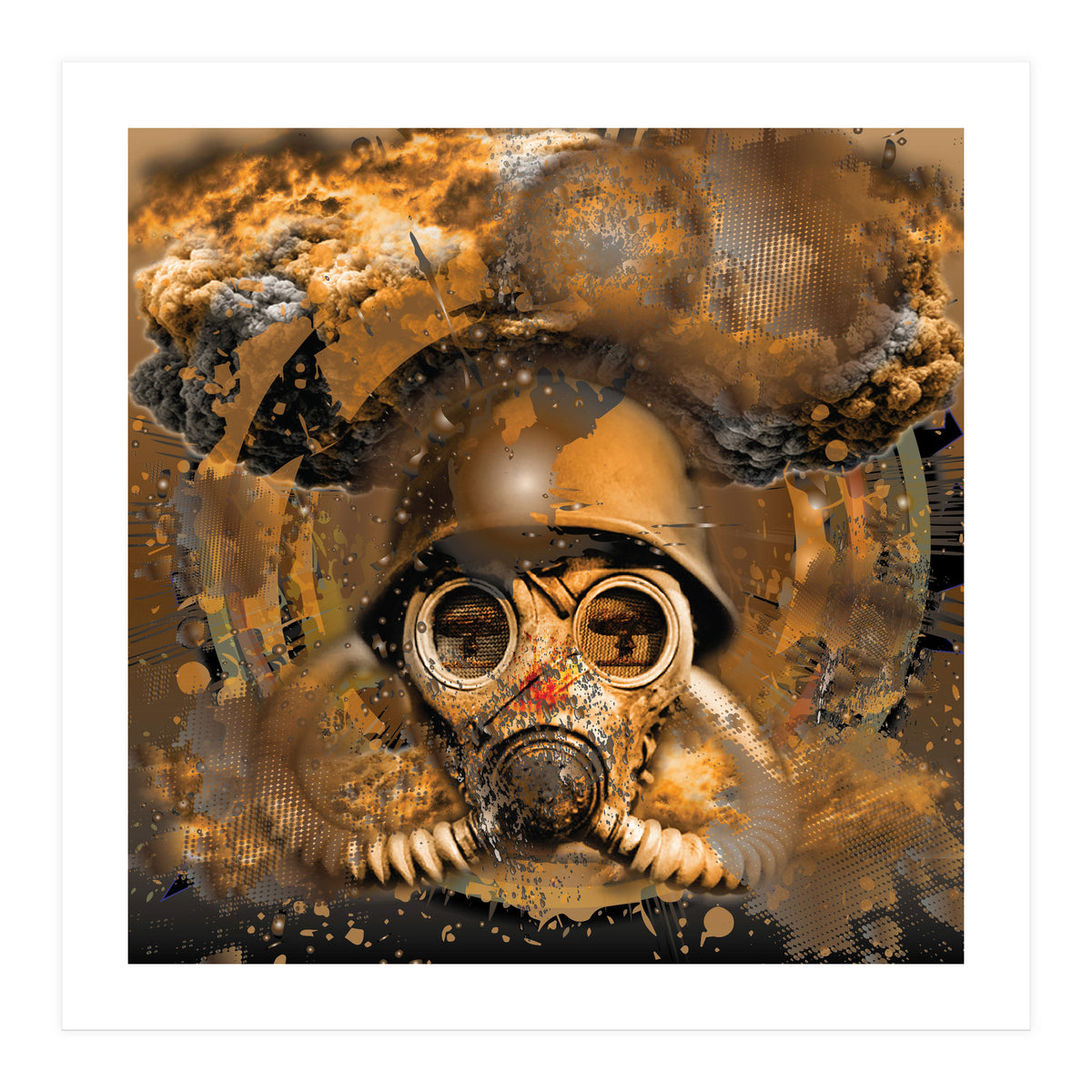 Atomic Bomb Gas Mask (Print Only)