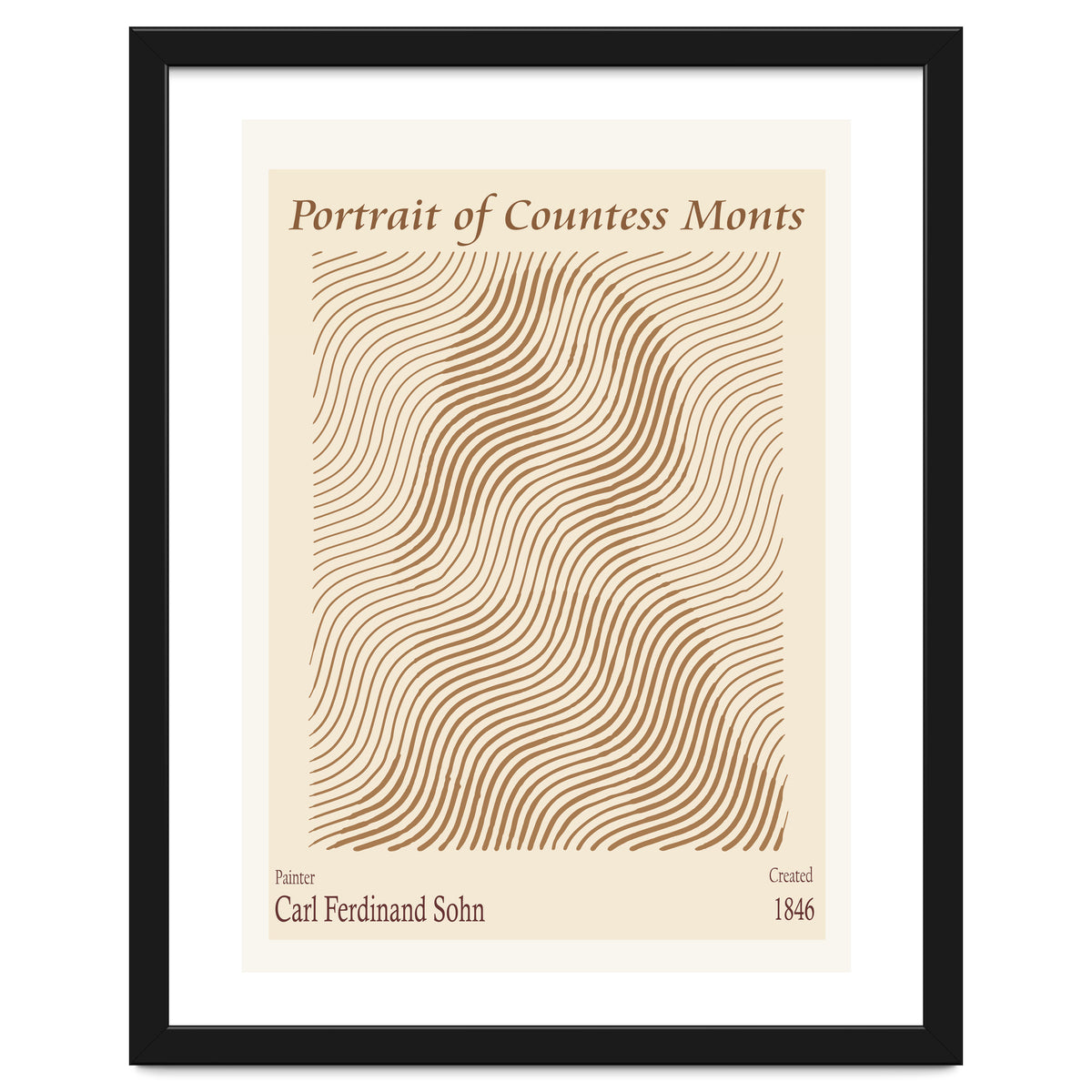 Portrait Of Countess Monts (1846) – Carl Ferdinand Sohn (german, 1805 1867)