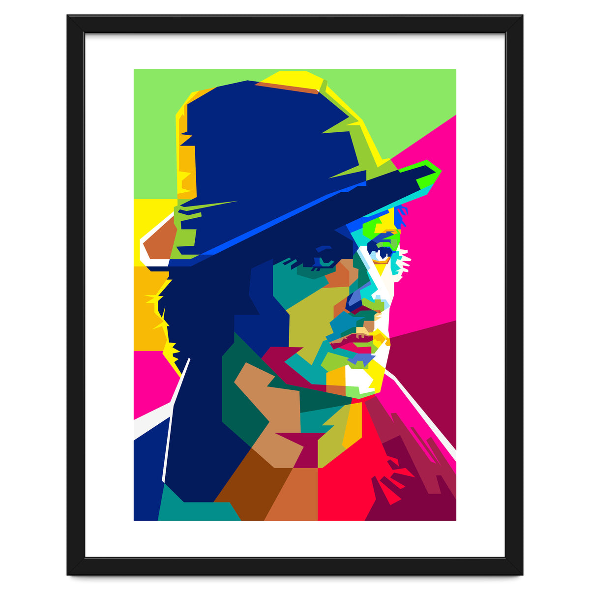 Sylvester Sly Stallone American Actor Pop Art WPAP
