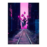 red tulips in the middle of the city (Print Only) thumbnail