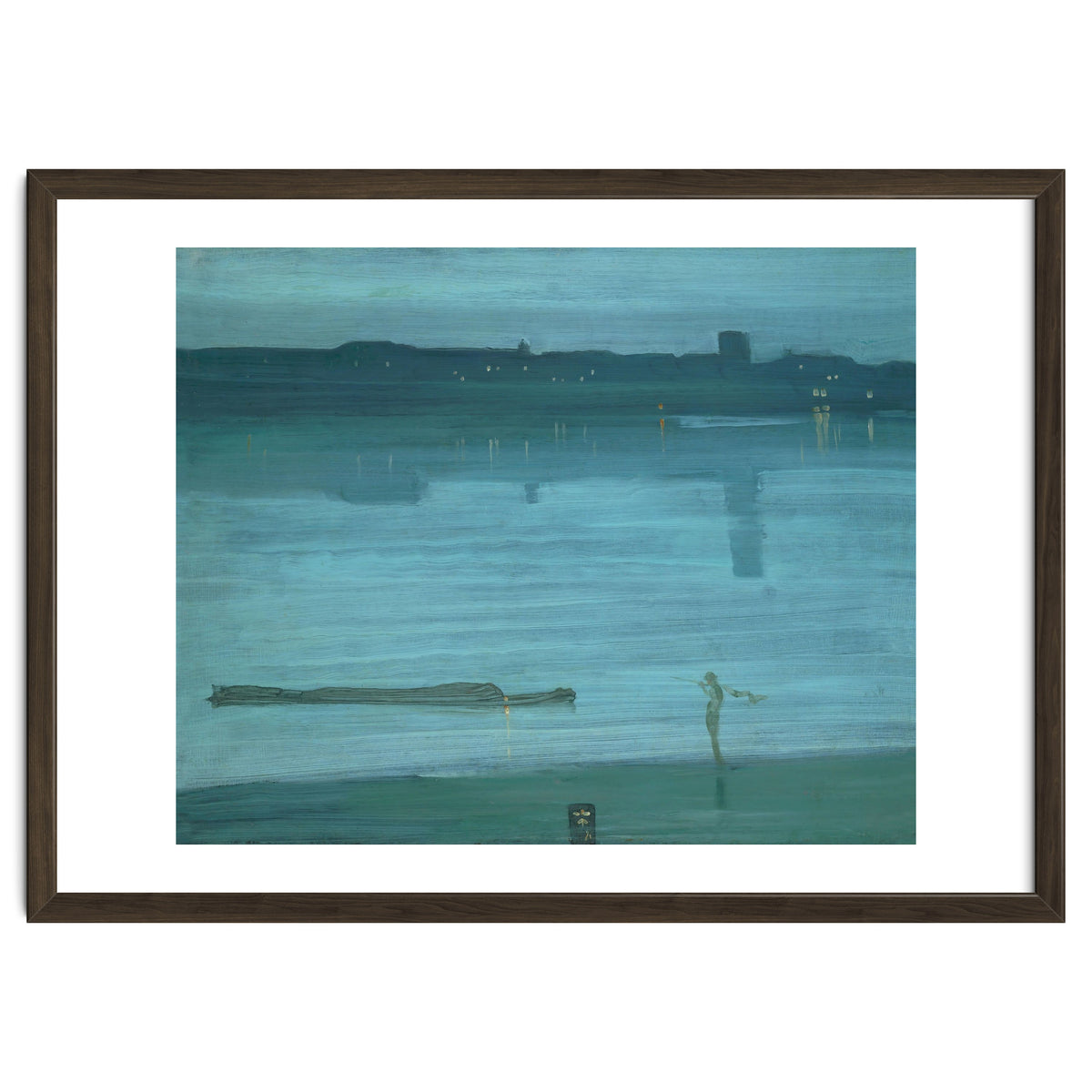 Nocturne, Blue and Silver: Chelsea, 1871 Canvas, 50,2 x 60,8 cm.