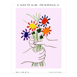 Paris Flower Market Picasso Style Art (Print Only) thumbnail
