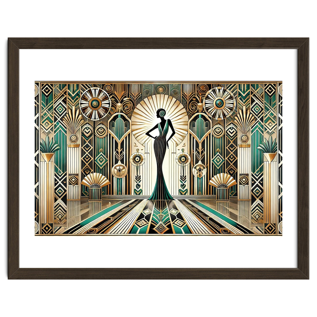 Art Deco Glamour Woman