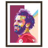 Mohamed Salah pop art portrait thumbnail