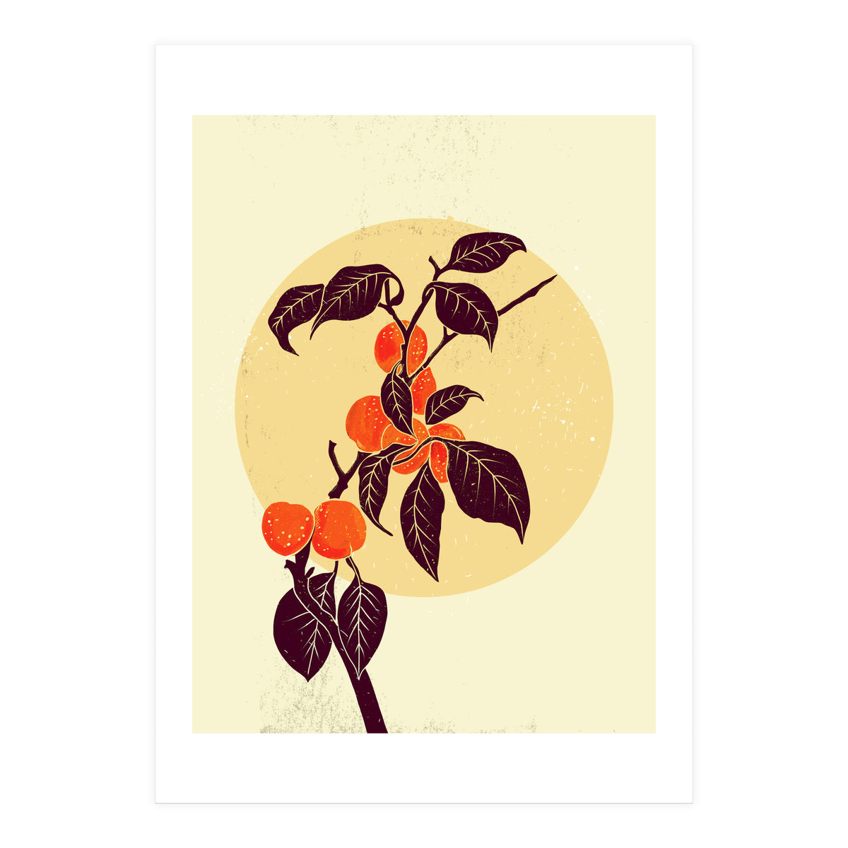 Peach Tree in the moonlight (Print Only)