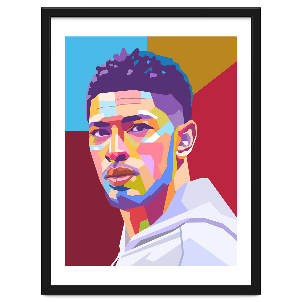 Jude Bellingham pop art portrait