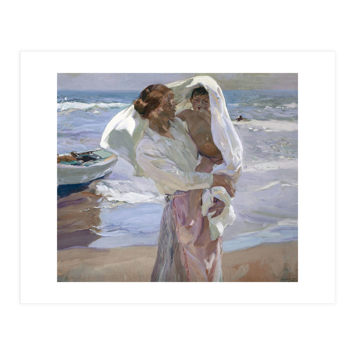 'Just Out of the Sea', 1915, Oil on canvas, 130 x 155 cm. (Print Only)