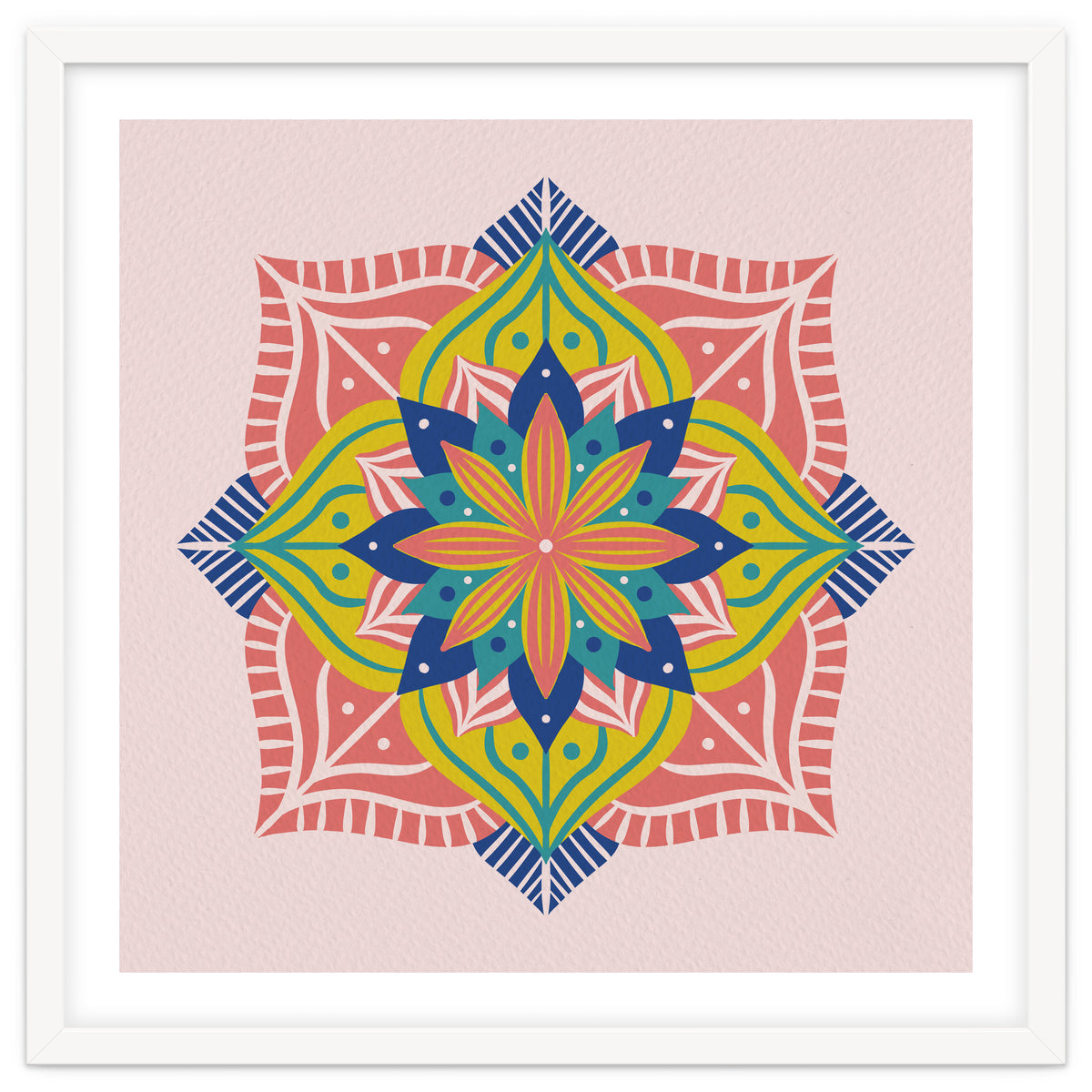 Colorful abstract mandala