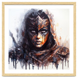 Armored Medieval Warrior Woman thumbnail