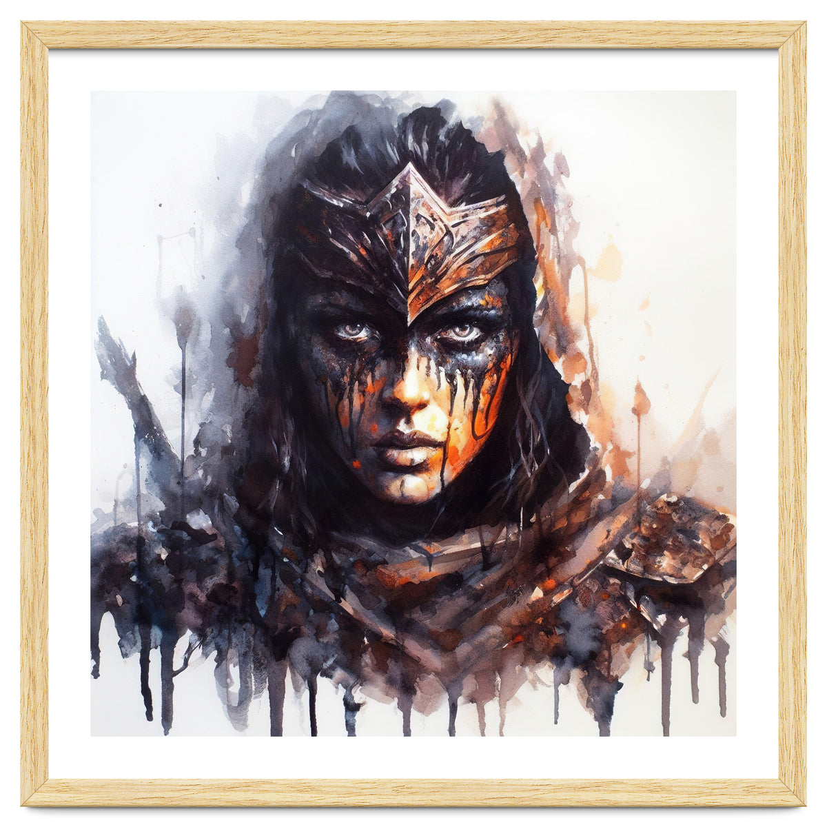 Armored Medieval Warrior Woman