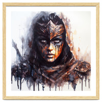 Armored Medieval Warrior Woman